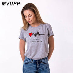 Couples Lovers T-Shirt - cutebobo