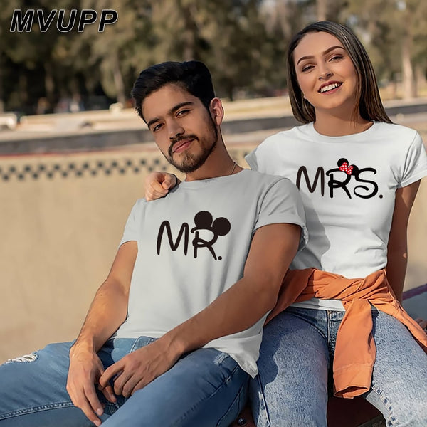 Mr & Mrs T-shirt for lovers - cutebobo