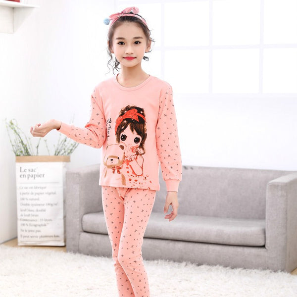 Cartoon Cute Lovely Girl Pajamas - cutebobo