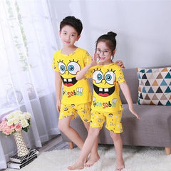 Short Sleeve Cartoon suit Sleepwear - cutebobo