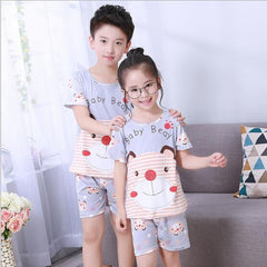 Short Sleeve Cartoon suit Sleepwear - cutebobo