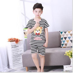 Short Sleeve Cartoon suit Sleepwear - cutebobo