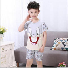 Short Sleeve Cartoon suit Sleepwear - cutebobo