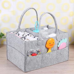 Foldable Baby Diaper Toys Storage Basket - cutebobo