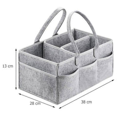 Foldable Baby Diaper Toys Storage Basket - cutebobo