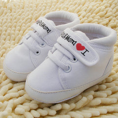 I Love PaPa&MaMa Letter Printed Soft Bottom Footwear - cutebobo