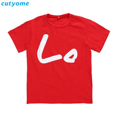 2020 Family Matching Short Sleeve Valentine Top - cutebobo