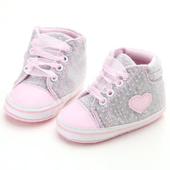 I Love PaPa&MaMa Letter Printed Soft Bottom Footwear - cutebobo