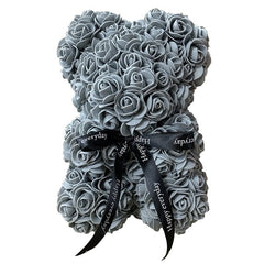 Teddi Bear Rose Flower Artificial Valentines Gift for Women - cutebobo
