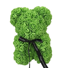 Teddi Bear Rose Flower Artificial Valentines Gift for Women - cutebobo