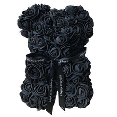 Teddi Bear Rose Flower Artificial Valentines Gift for Women - cutebobo