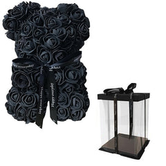 Teddi Bear Rose Flower Artificial Valentines Gift for Women - cutebobo